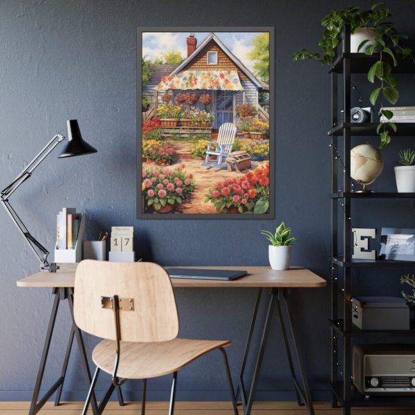 93830-98.jpg Country Garden Home Art Framed Poster