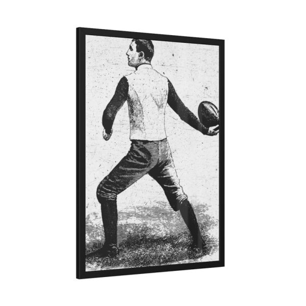 93831-13.jpg Vintage Football Player Framed Poster