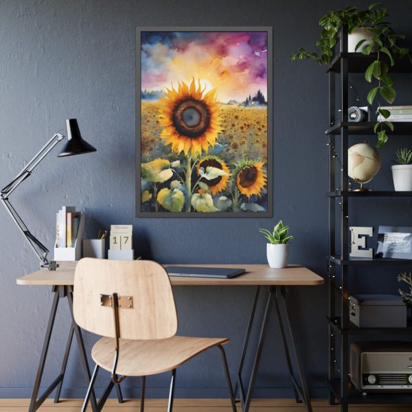 93831-138.jpg Sunflowers Nature Framed Poster
