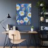 93831-154.jpg Blue Jean Embroidered Daises Framed Poster