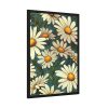 93831-157.jpg Seamless Daisy Flower Pattern Framed Poster