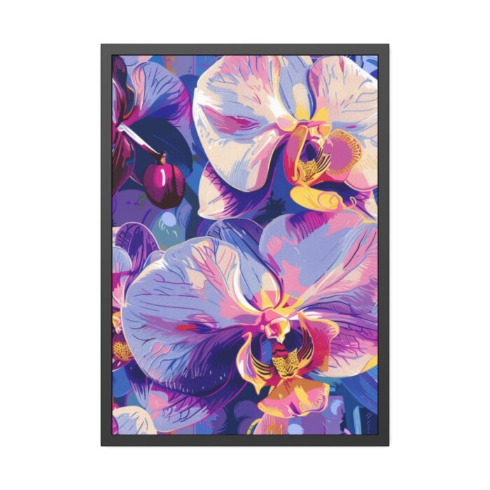 Colorful Orchid Framed Poster - Image 5
