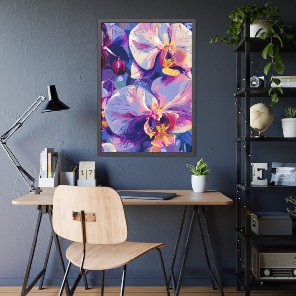 93831-170.jpg Colorful Orchid Framed Poster