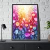 93831-175.jpg Magical Garden Illustration Framed Poster