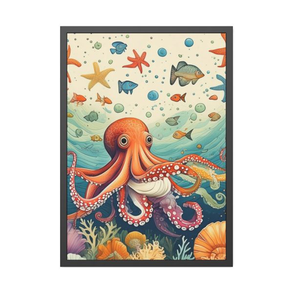 93831-204.jpg Whimsical Octopus Framed Poster
