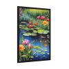 93831-225.jpg Water Lily Flowers Framed Poster