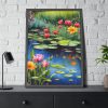93831-227.jpg Water Lily Flowers Framed Poster