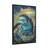 Dolphin Art Print Framed Poster