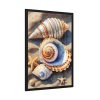 93831-237.jpg Starfish Sand Beach Art Framed Poster