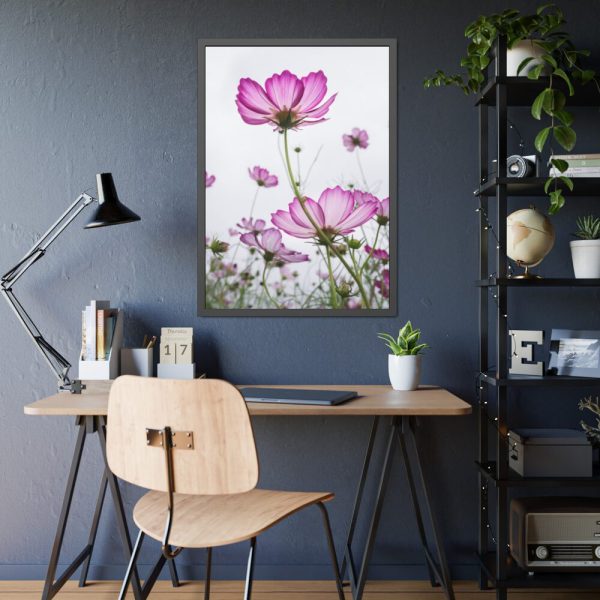 93831-30.jpg Pink Cosmos I Framed Poster