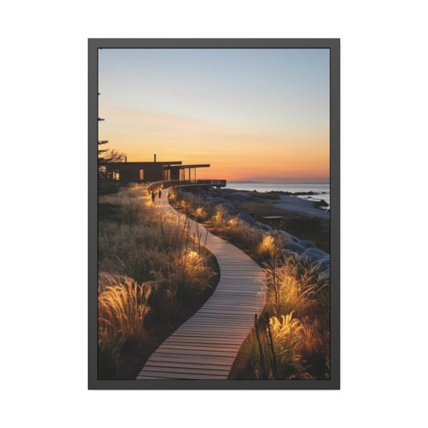 93831-32.jpg Home Overlooking the Sea Framed Poster