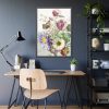 Bouquet of Flowers With a Butterfly Framed Poster