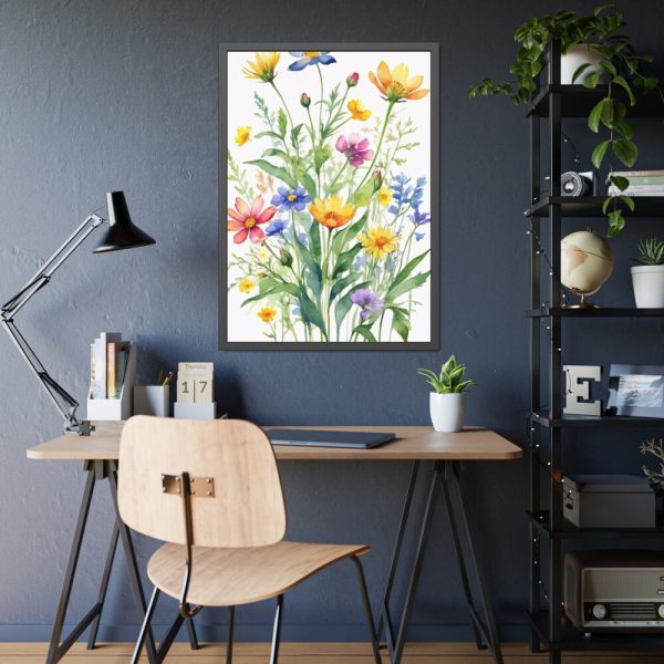 93831-66.jpg Field Of Wildflowers I Framed Poster