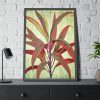 93831-83.jpg Vintage Palm Tree Plant Flower Framed Poster