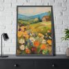 93831-91.jpg Flower Oil Painting Art Print Framed Poster