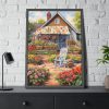 93831-99.jpg Country Garden Home Art Framed Poster