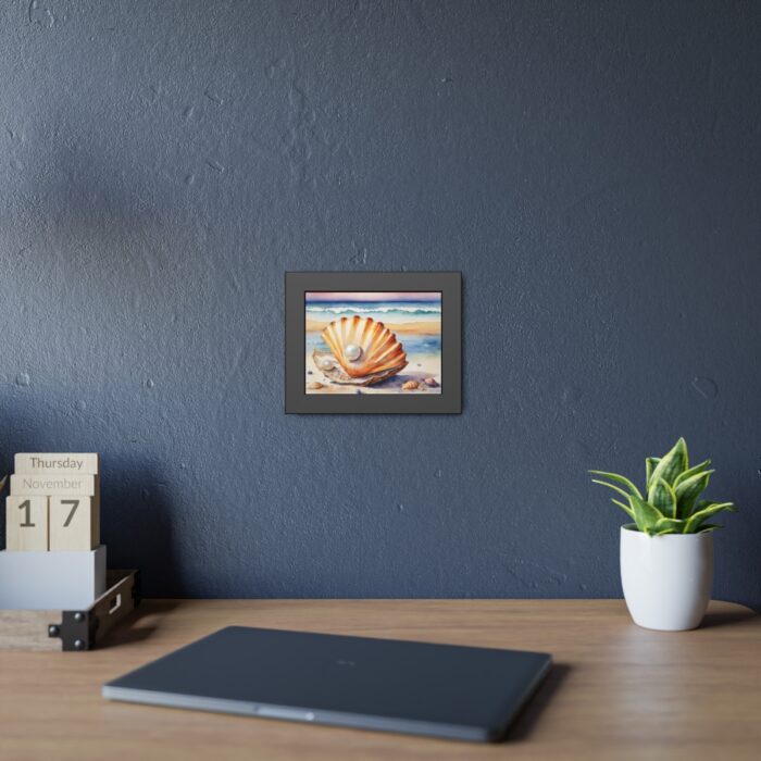 Shells Pearls Beach Art Framed Poster - Image 7