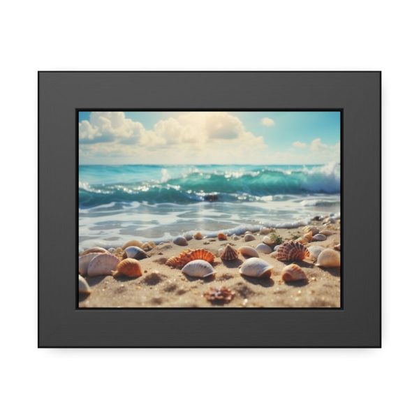 93836-8.jpg Sandy Beach With Seashells II Framed Poster