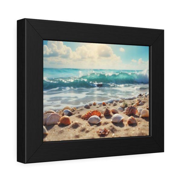 93837-13.jpg Sandy Beach With Seashells II Framed Poster
