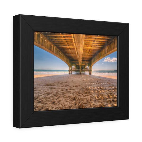 93837-5.jpg Pier Jetty Wooden Beach Framed Poster