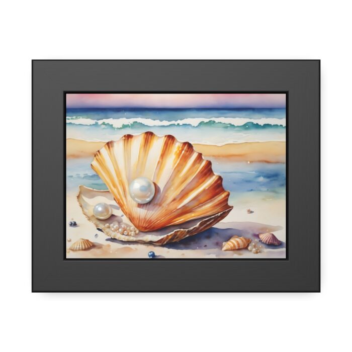 Shells Pearls Beach Art Framed Poster - Image 9