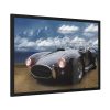 Oldtimer Cobra Car Framed Poster