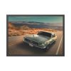 93854-112.jpg Mustang on the Road Framed Poster