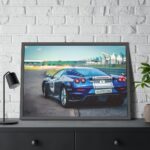 Ferrari Racing Car Framed Poster - Image 4