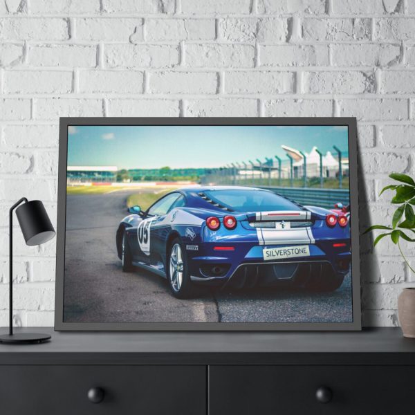 Ferrari Racing Car Framed Poster