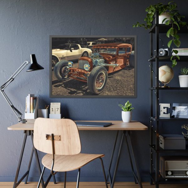 93854-130.jpg Custom Rat Rod Framed Poster