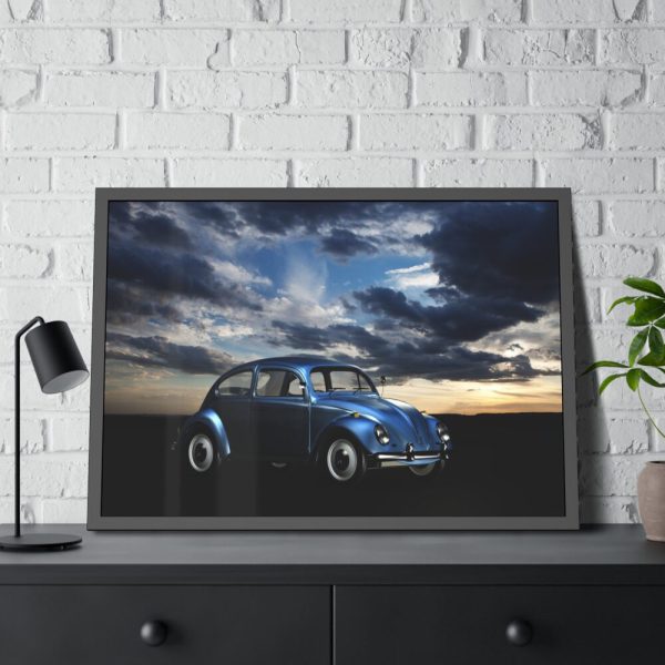 93854-135.jpg Historically Old Car Framed Poster