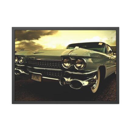 Old Classic Car Framed Poster