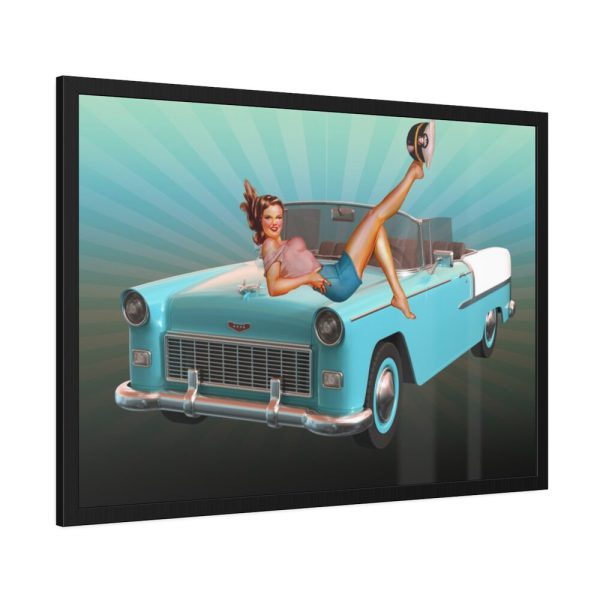Retro Car Framed Poster