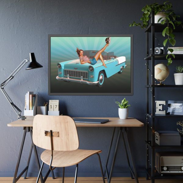 Retro Car Framed Poster