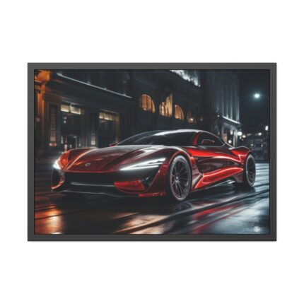 Futuristic Sports Car II Framed Poster