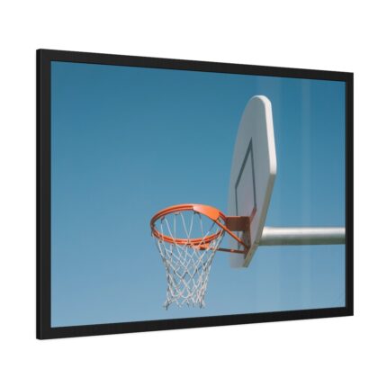 Outdoor Basketball Net Framed Poster