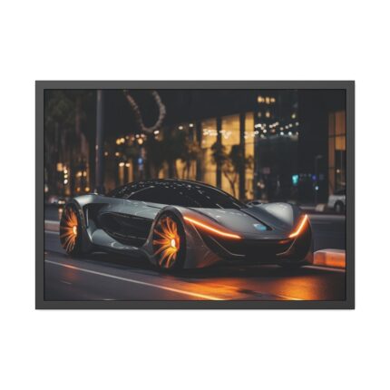 Futuristic Sports Car III Framed Poster