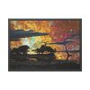 Landcape Sunset in Summer Framed Poster