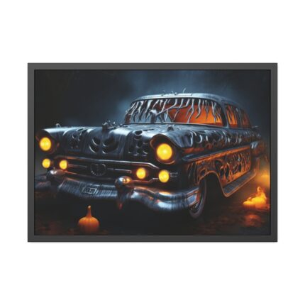 Halloween Car Framed Poster