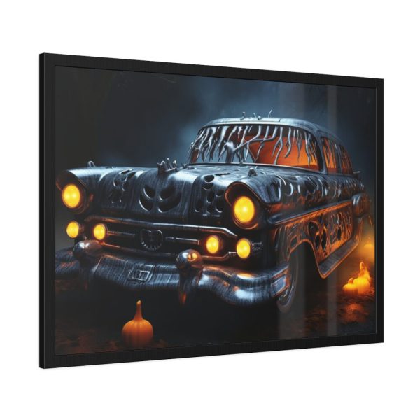93854-193.jpg Halloween Car Framed Poster