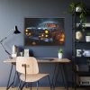 93854-194.jpg Halloween Car Framed Poster