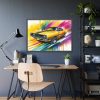 93854-214.jpg Hand-Painted Artistic Vintage Car Framed Poster
