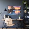 Shark Fin Cove During Sunset Framed Poster