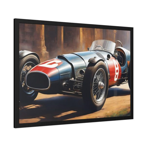 93854-229.jpg Old Racing Vintage Car Framed Poster