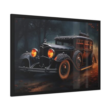 Halloween Car Framed Poster