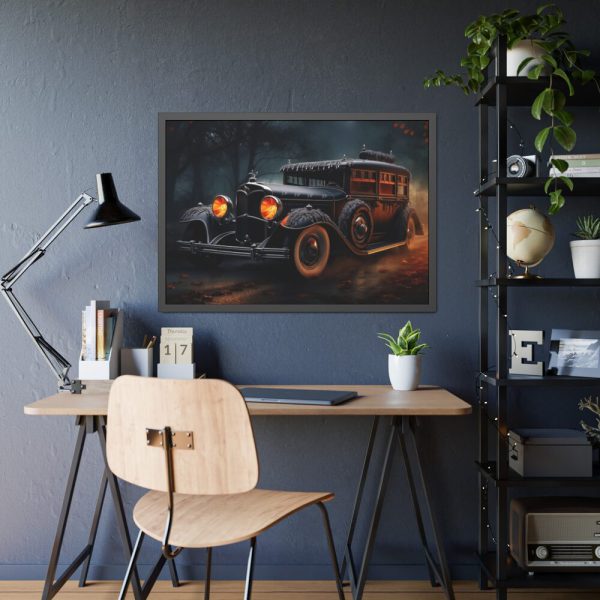 93854-234.jpg Halloween Car Framed Poster