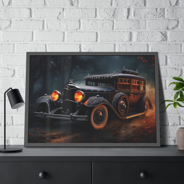 93854-235.jpg Halloween Car Framed Poster
