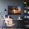 Tropical Beach Sunset Landscape II Framed Poster