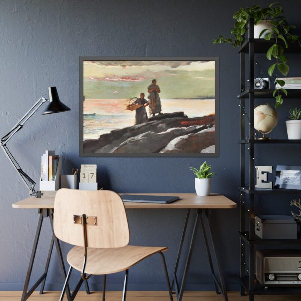 93854-310.jpg Saco Bay by Winslow Homer Framed Poster