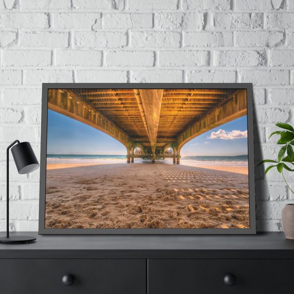93854-327.jpg Pier Jetty Wooden Beach Framed Poster
